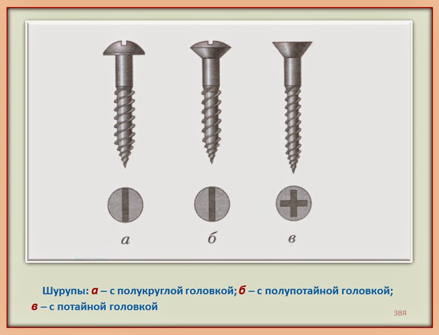 Чем отличается саморез от шурупа. Виды шурупов. Шуруп от самореза. Шуруп и саморез разница. Соединение шурупами и саморезами.