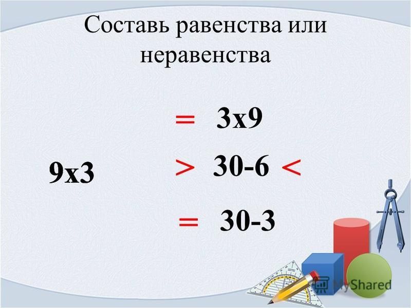 Равенства и неравенства 3 класс. Как составить неравенство. Равенства и неравенства 2 класс. Как составить равенство. Составить равенства и неравенства.