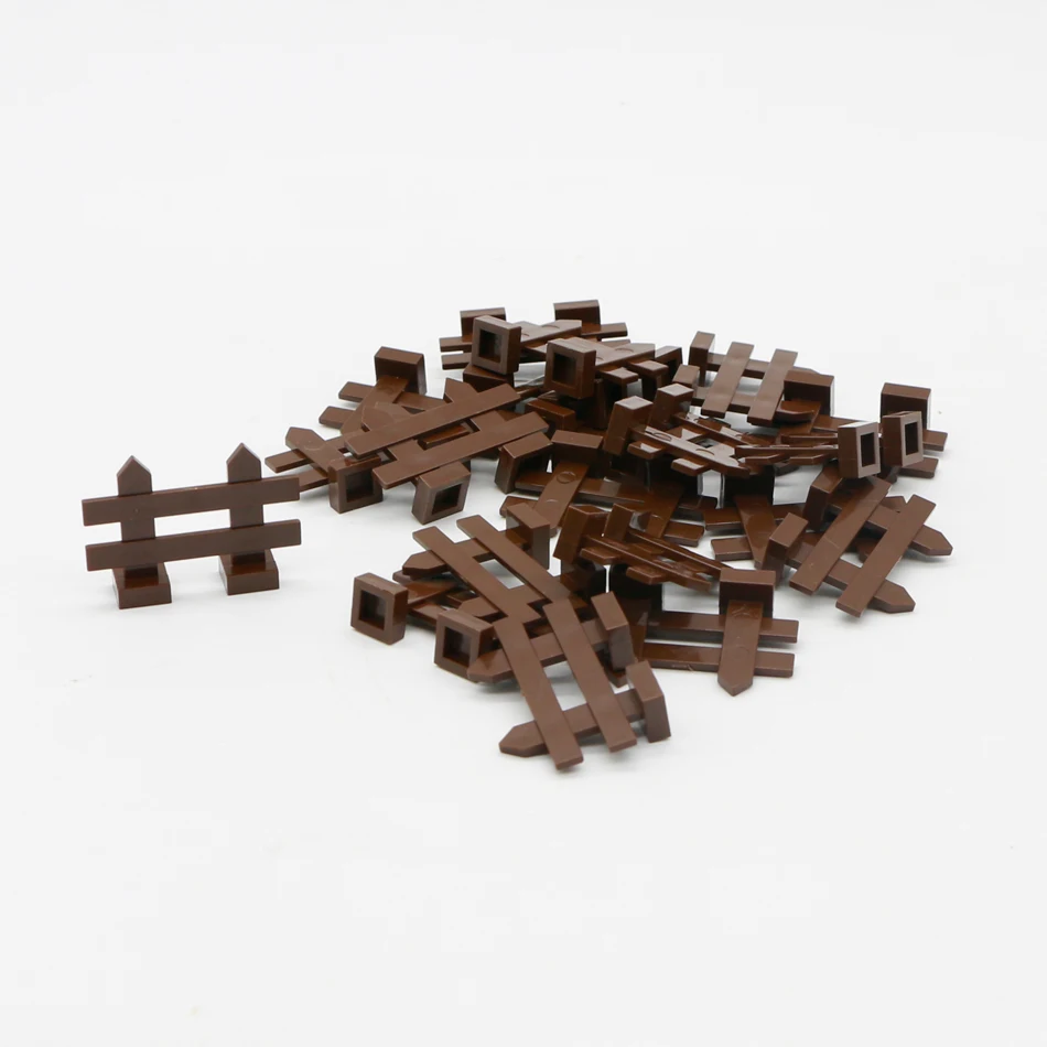 1 compatible lego city brown fence