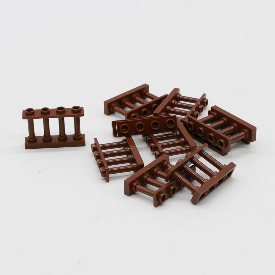 1 compatible lego city brown fence 1