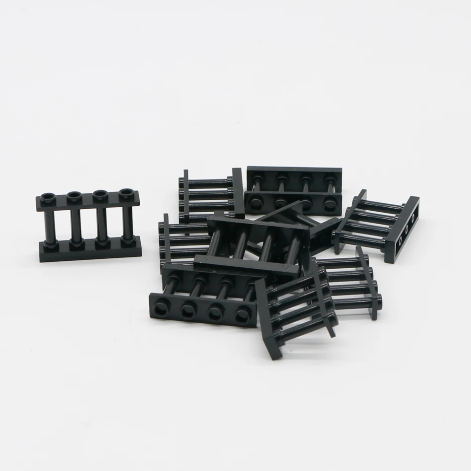 1 compatible lego city black fence