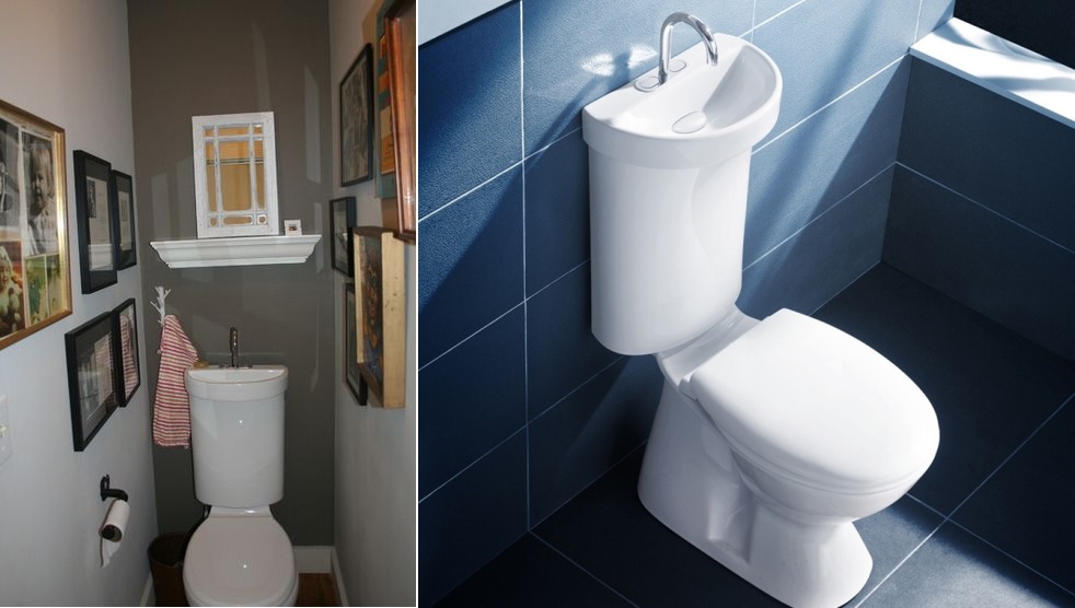 High efficiency dual flush toilet