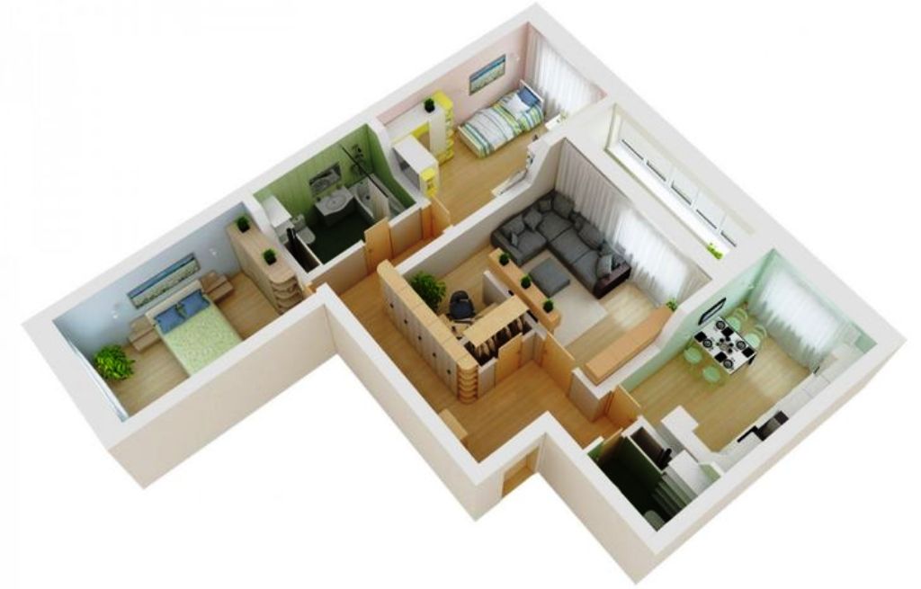 Планировка квартиры 3 комнаты панельный дом