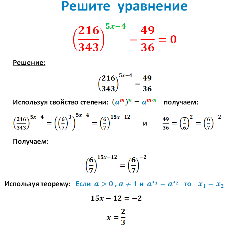 Решение степеней онлайн по фото