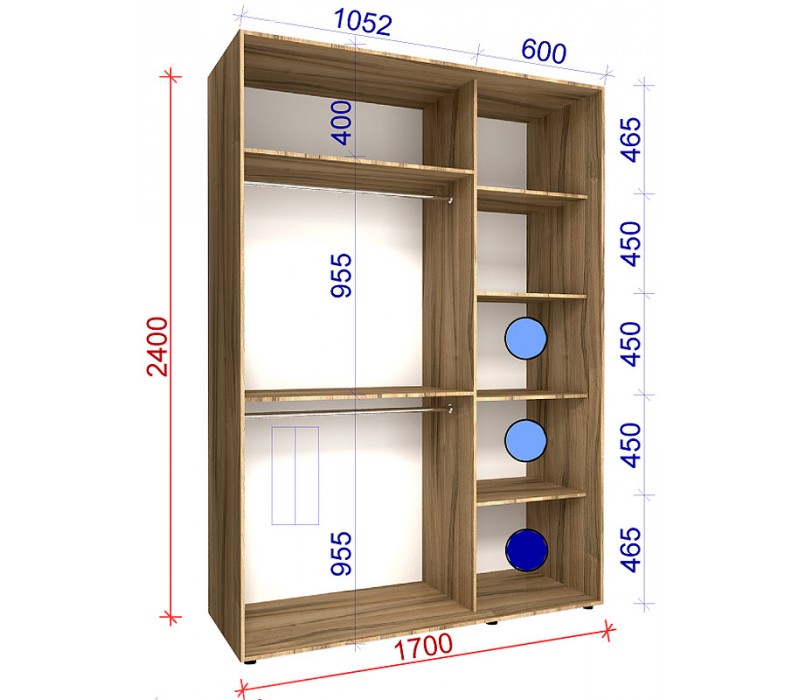 Мм ширина 1800 мм высота. Шкаф купе 1700х2400х600 наполнение. Шкаф купе 1800х2400х600 наполнение. Шкаф купе ширина 1700 высота 2400. Шкаф-купе 2400х2400х600 е1.