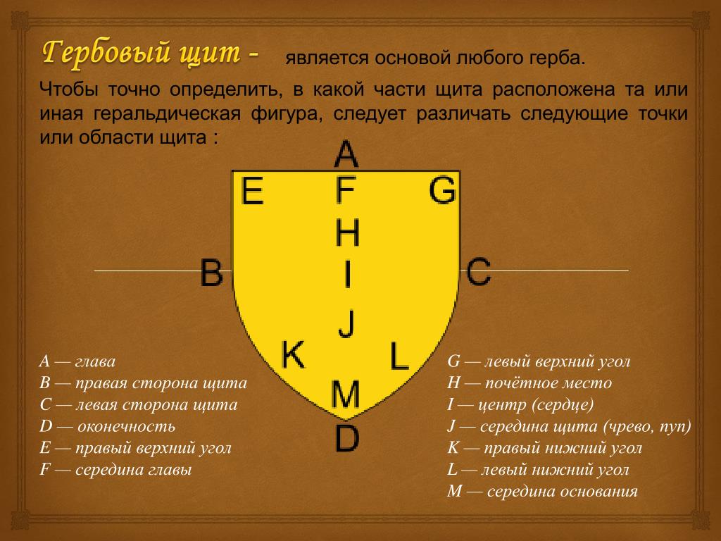 Правая левая оконечность. Части геральдического щита. Деление геральдического щита. Деление щита в геральдике. Составные части щита.