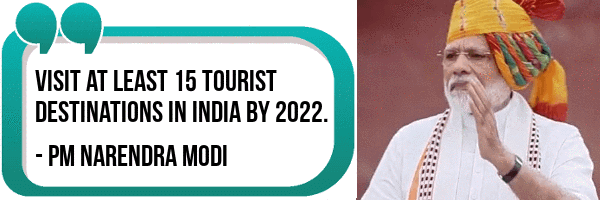 Modi - travel to 15 destinations in india with Go Heritage Runs