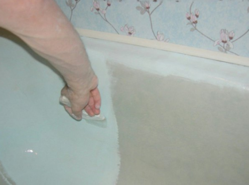 Strengthening the enamel bath